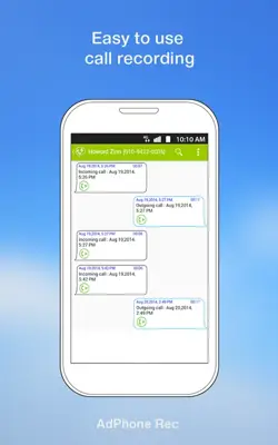 AdPhone Rec android App screenshot 1
